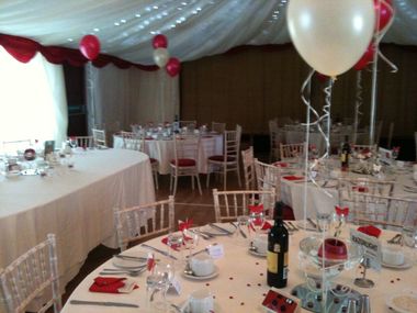 Spreyton wedding tables