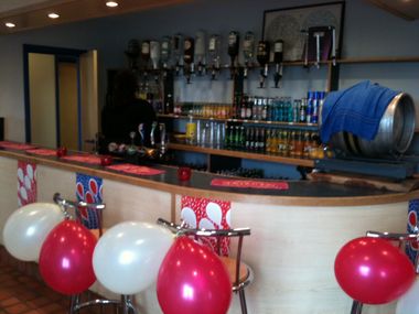 Images of inside the village hall